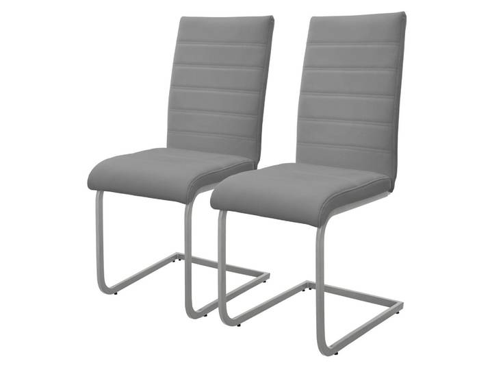 ESSZIMMERSTUHL grau 2er Set