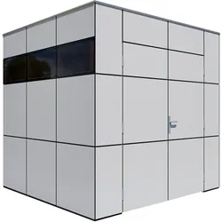 Bertilo Gartenhaus HPL 1 - 6 mm Anthrazit-Grau HPL 1: 230 x 228 cm