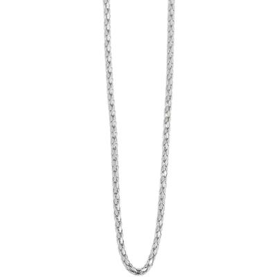 Kette ohne Anhänger ADELIA´S "Halskette aus Edelstahl 60+5", silber, Halsketten, Damen, 65cm, Edelstahl, Ein Geschenk, das Freude macht