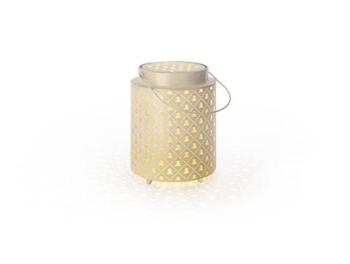 STT LED Laterne Aura tree , gold (weiß, gold), Ø 17cm H: 22cm, Leuchten, LED Laterne