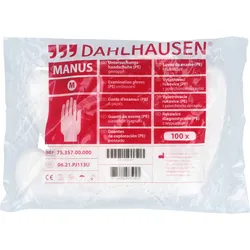 Pe-Handschuhe Damen Gehämmert Polybeutel 100 ST
