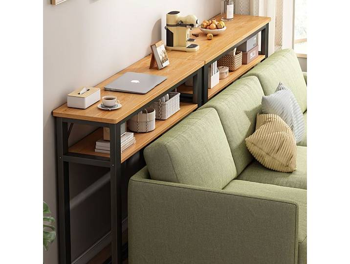 Étagère arrière multifonctionnelle pour canapé, Table basse, supports de rangement, organisateur de Table en bois, Table pour salon, bureau, chambre à coucher