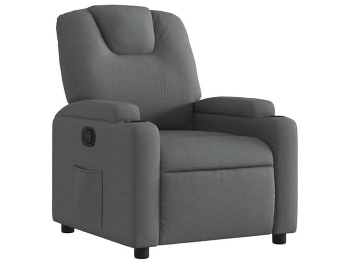 vidaXL Relaxsessel Dunkelgrau Stoff