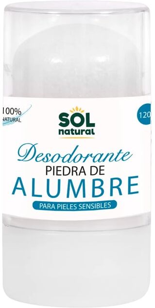 Sol Natural Desodorante Piedra De Alumbre 120g