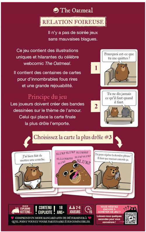 Exploding Kittens Relation Foireuse - Edition Très Foireuse