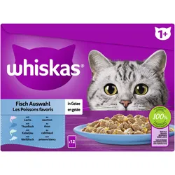 Whiskas Whiskas Multipack 1+ Fisch Auswahl in Gelee 1x1.02 kg