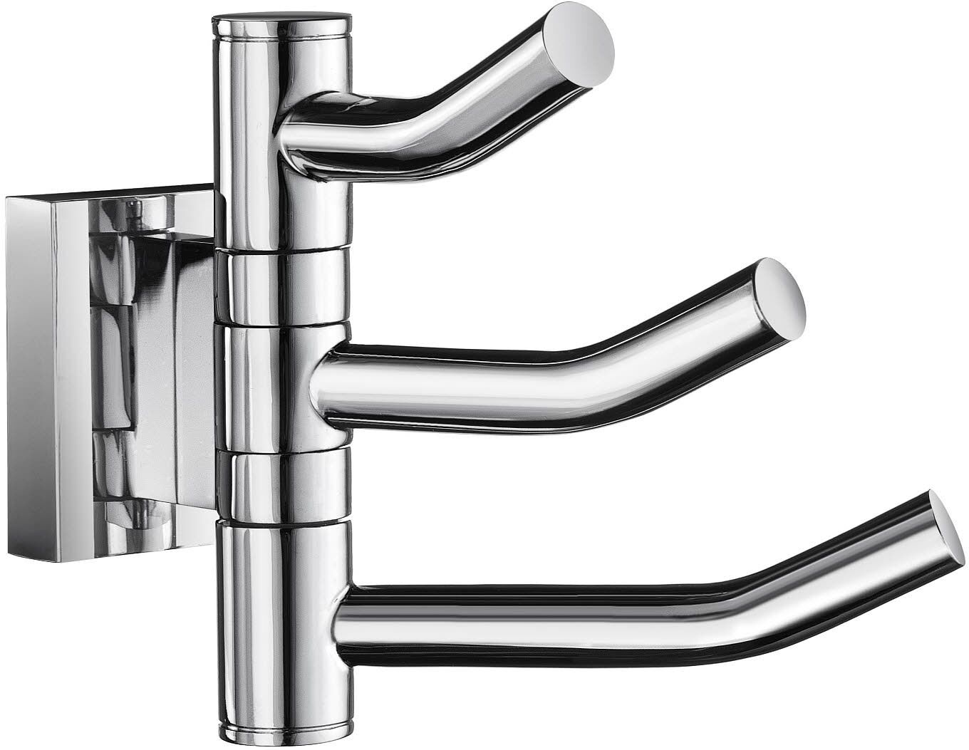Smedbo House Dreierhaken, schwenkbar, Accessoires, RK327, chrom