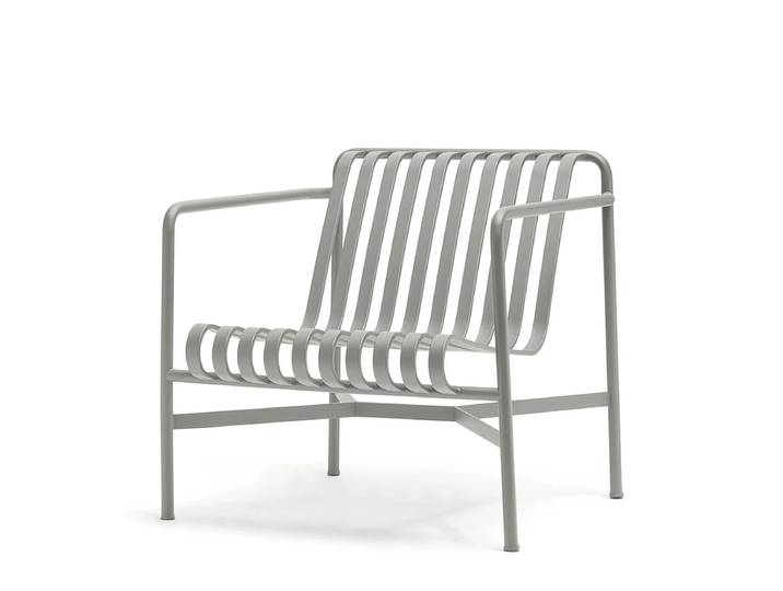 HAY - Palissade Lounge Chair Low, hellgrau