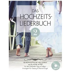 Das Hochzeitsliederbuch 2 -Für Klavier, Gesang & Gitarre- (Notenbuch & CD), Sachbücher