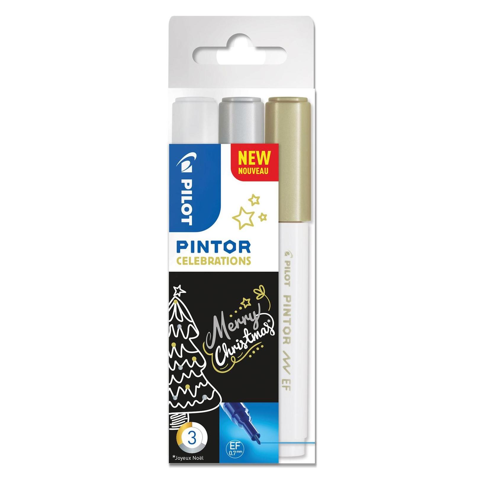 Pilot Pintor Extra Fein XMas Set à 3 (3x) (180.027.95)