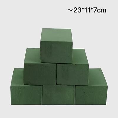 6 Stück hochdichter Nass- und Trocken-Blumenschaum, Dekorationsmaterial für Blumensträuße und Tafelaufsätze, hält Blumen frisch und sicher, professionelles Blumenarrangement-Zubehör mit natürlicher