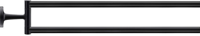 Duravit Starck T Handtuchhalter 0099414600 Halter schwarz matt, zweiarmig, beweglich
