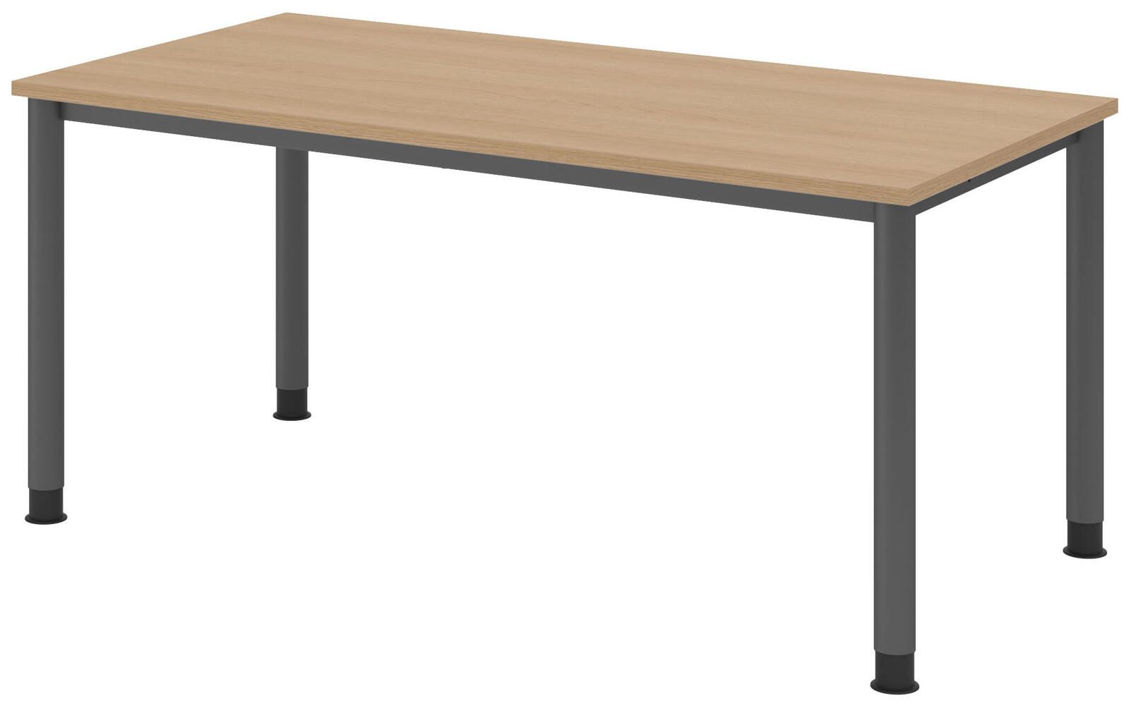 HAMMERBACHER höhenverstellbarer Schreibtisch VHS16/E/G eiche