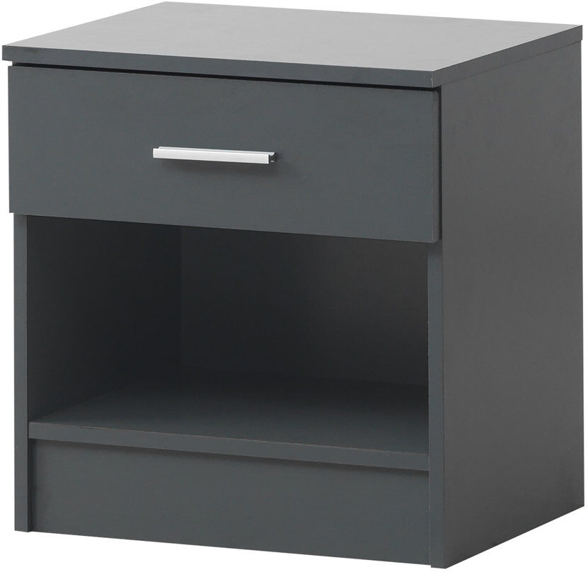 17 Stories Willette 45 cm W Bedside Table Sonoma Oak 47cm H X 45cm W X 35cm D