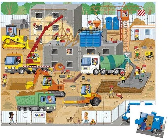 Puzzle Chantier - 36 pcs - Janod
