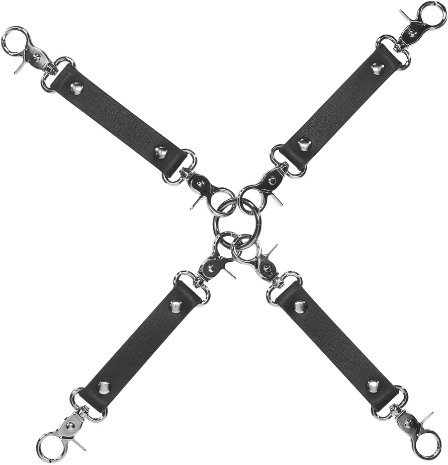 Ouch Croix d'Attaches pour Menottes - Collection Venice - Noir