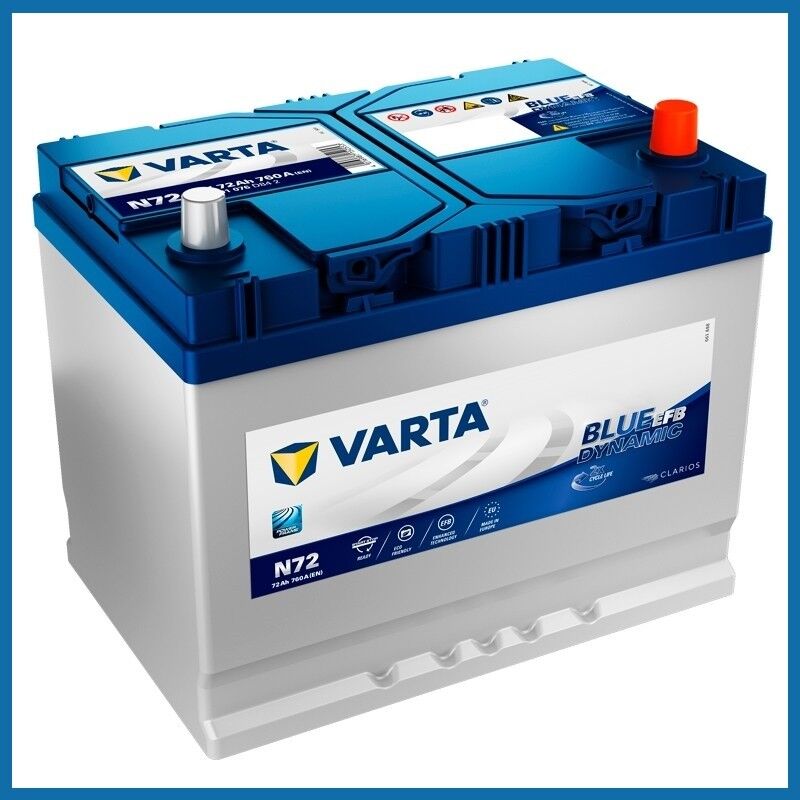 Varta Batteria Auto N80 Start&Stop; Blue Dynamic EFB 580 500 080