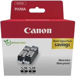 CANON Tinte PGI-520PGBK schwarz, 2er-Pack