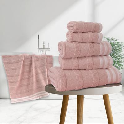 Kathy Ireland 6-Piece Jacquard Stripe Kyoto Towel Set