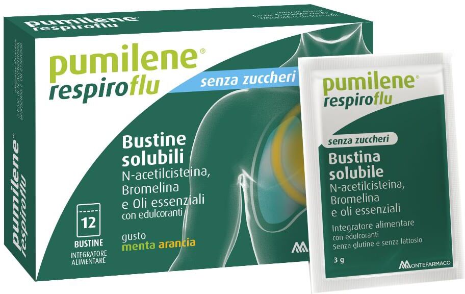 MONTEFARMACO OTC SpA PUMILENE RESP FLU 12 Bust.S/Z
