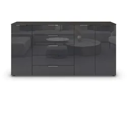 Kommode Flipp Glas Basalt