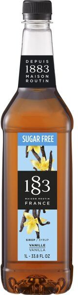 1883 Vanilje Sirup, Sukkerfri, 1000 Ml
