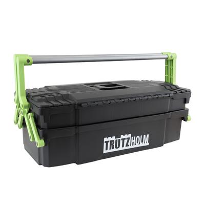 Werkzeugkiste 2 lagig 30kg Traglast 8 Fächer flexibel anpassbar 42x17x16 cm