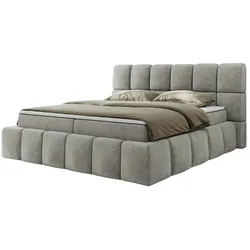 Boxbett mit Bettkasten  ¦ grau ¦ Maße (cm): B: 154 H: 113