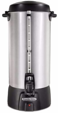 Proctor Silex 100 cup Silver Coffee Urn, Aluminum