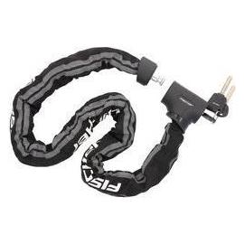 Fischer Ketten-Fahrradschloss PROTEC PLUS+ CK100 Kette aus robustem Stahl, 4-Kant-Kettenglieder mit einer (50746)