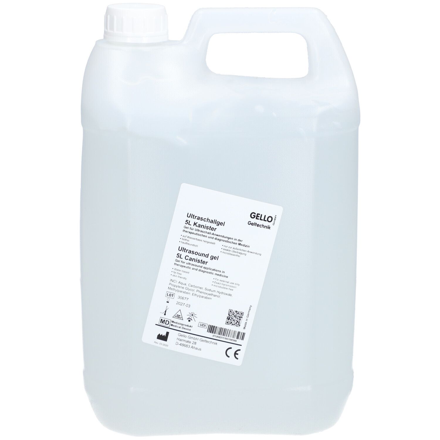 Ultraschallgel 5000 ml Gel