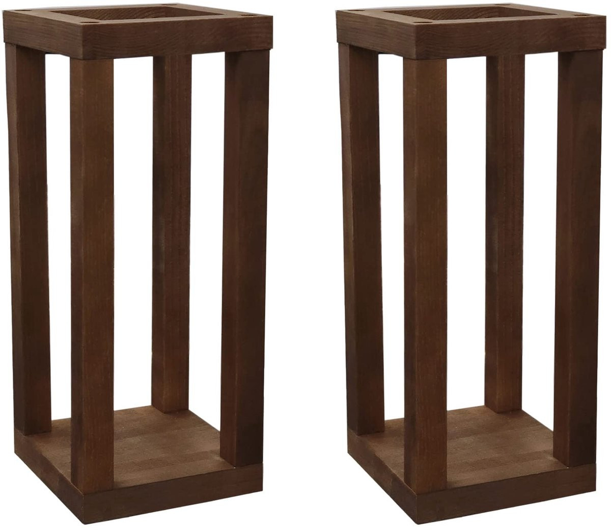 Dailygoods Handgemaakte Houten Kaarsenhouder voor Tafeldecoratie en Bruiloften