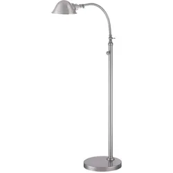 Elstead Lighting, Stehlampe, Thompson LED Stehleuchte 1-fach Nickel gebürstet