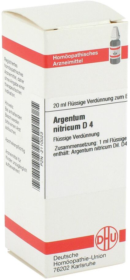 DHU Argentum Nitricum D4 Dilution 20ml