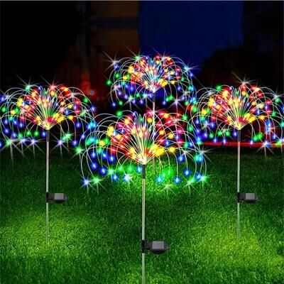 Uplifted Finds LED Garden Lawn Landscape Holiday String Lights 8 Modes 90 Leds white