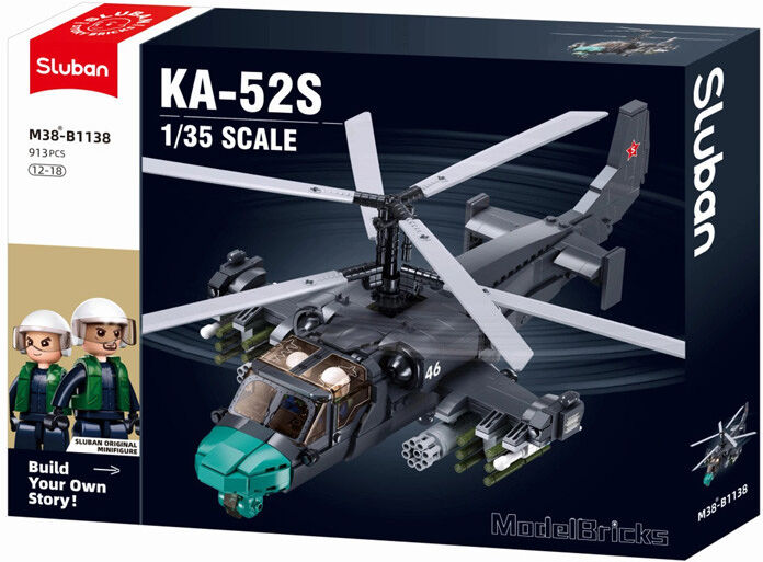 Hélicoptère d'attaque KA-52S 913 pcs - Sluban