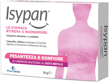 Isypan Pesantezza e Gonfiore 20 Compresse Masticabili