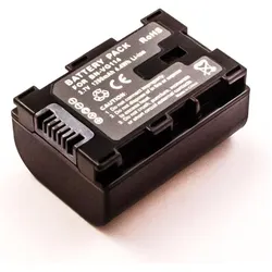 AGI 15838 - JVC - 1200 mAh - 3,7 V - Lithium-Ion (Li-Ion) - 1 Stück(e) (Kamera Akku), Kamera Stromversorgung, Schwarz