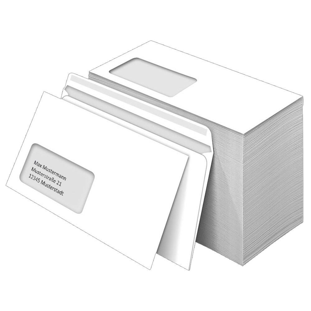 MAILmedia Briefumschläge DIN lang mit Fenster selbstklebend 30124202