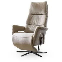 HUKLA Sessel Bordeaux Stoff Beige Ecru Piccolo