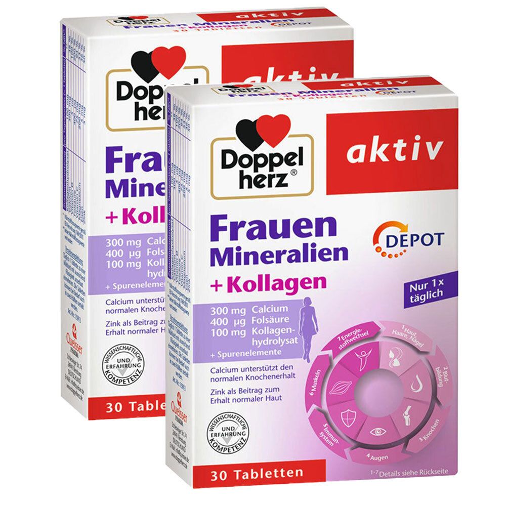 Doppelherz Frauen Mineralien Depot 2x30 St Tabletten