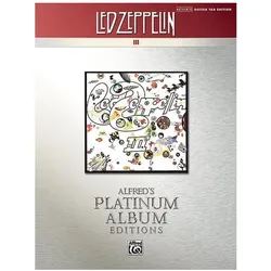 Alfred Music:Led Zeppelin: III Platinum, Fachbücher von Led Zeppelin, Alfred Music