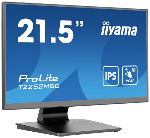 Iiyama ProLite T2252MSC-B2 Touchscreen-Monitor EEK: C (A - G) 54.6cm (21.5 Zoll) 1920 x 1080 Pixel 16:9 5 ms HDMI, DisplayPort