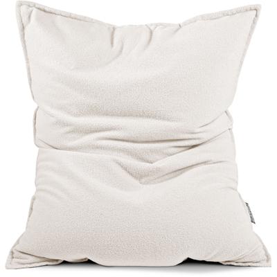 Sitzsack MAGMA HEIMTEX "BigBag WOOLLY", beige (natur), B:155cm H:20cm, Bezug: 100% Polyester, Sitzsäcke, Sitzsack