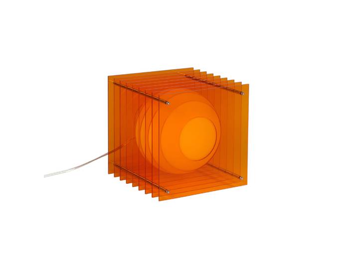 BANG - Lampe de table Lop - Orange - Acrylique - Designer Thomas Vincent