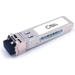 MicroOptics SFP+, 1310nm, SMF, 10km, LC, Transceiver, Silber