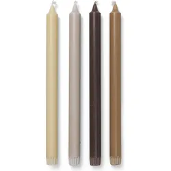 Pure Kerzen nude 4 St.