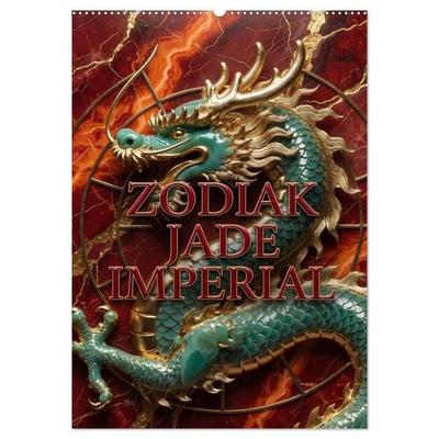 ZODIAK JADE IMPERIAL (Wandkalender 2027 DIN A2 hoch), CALVENDO Monatskalender