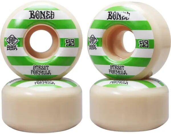 Ruote Skateboard Bones STF V4 Wide Pacco da 4 (53mm - Patterns 99a)