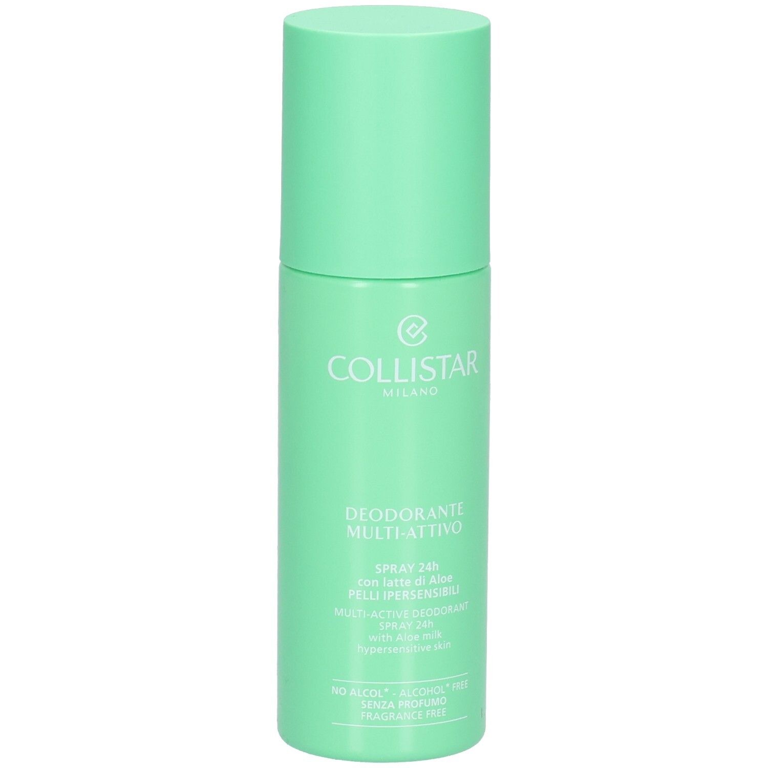 Collistar Multi-Active Deodorant Spray 24H With Aloe Milk Hypersensitive Skin, Alcohol Fre 100 ml Dosierspray
